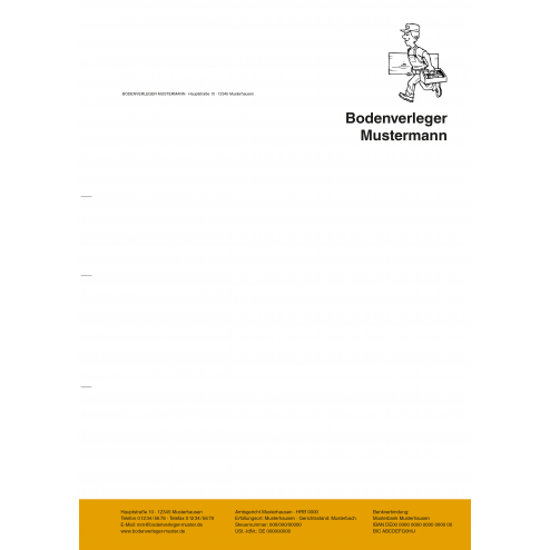 Briefbogen04 - 1stg - 4/0fbg -Handwerker